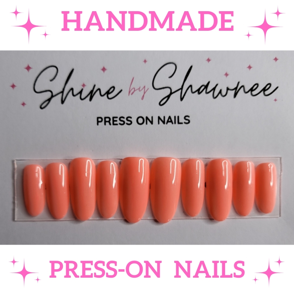 Handmade Luxury Press-On Nails | Sturdy & Reusable | PEACHY KEEN